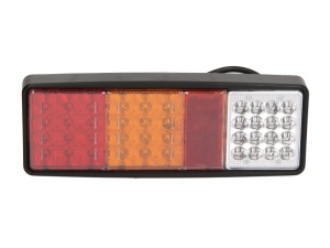 Stop spate stanga/dreapta (LED, 12/24V, cu intermitent, cu lumina de ceata, cu lumina stop, lumini parcare) - Img 1