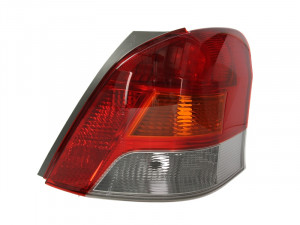 Stop tripla lampa spate dreapta potrivit TOYOTA YARIS HATCHBACK 2005-2010 - (Semnalizator portocaliu, culoare sticla: rosu)