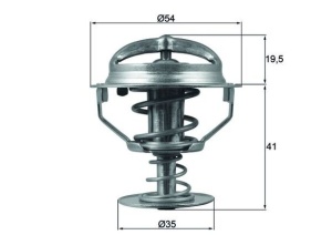 Termostat lichid racire (82°C) potrivit FORD FIESTA IV, FIESTA V, FUSION, KA, STREET KA 1.3/1.6 09.96-11.08 - Img 1