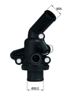 Termostat lichid racire (87°C, in carcasa) potrivit MERCEDES A (W168), VANEO (414) 1.7D 07.98-07.05 - Img 1