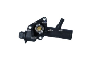 Termostat lichid racire (89°C, in carcasa) potrivit DACIA DUSTER, DUSTER/SUV, LOGAN, LOGAN EXPRESS, LOGAN MCV, SANDERO; NISSAN ALMERA II, KUBISTAR, MICRA III; RENAULT CLIO II 1.5D 06.01- - Img 1