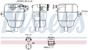 Vas expansiune racire (cu priza) potrivit OPEL MERIVA B 06.10-03.17 - Img 3