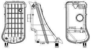 Vas expansiune racire potrivit CITROEN BERLINGO, BERLINGO/MINIVAN, XSARA PICASSO; PEUGEOT PARTNER, PARTNER/MINIVAN 05.04-12.15 - Img 3