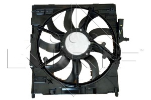 Ventilator radiator (cu carcasa) potrivit BMW X5 (E70), X6 (E71, E72) 3.0D/4.4/4.4H 10.07-07.14 - Img 3