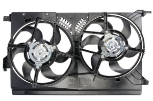 Ventilator radiator (cu carcasa) potrivit FIAT CROMA 1.9D 06.05-12.11 - Img 2