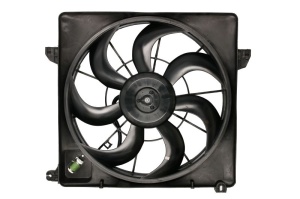 Ventilator radiator (cu carcasa) potrivit KIA SORENTO II 2.0D/2.2D 11.09-12.15 - Img 1