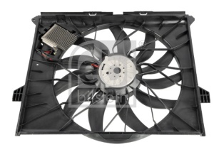 Ventilator radiator (cu carcasa) potrivit MERCEDES GL (X164), M (W164), R (W251, V251) 3.0D/4.7/5.5 07.05-12.12 - Img 3