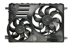 Ventilator radiator (cu carcasa) potrivit VOLVO S60 II, S80 II, V60 I, V60 II, V70 II, V70 III, V70 III/KOMBI, XC60 I, XC60 II, XC70 II 2.0-4.4 05.05-12.21 - Img 1