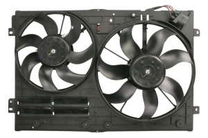 Ventilator radiator Dreapta/Stanga (cu carcasa) potrivit AUDI A1, A3, TT; SEAT ALTEA, ALTEA XL, IBIZA IV, IBIZA IV SC, IBIZA IV ST, LEON, TOLEDO III; SKODA FABIA II, OCTAVIA I 1.0-3.6 08.00- - Img 1