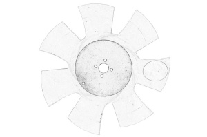 Ventilator radiator potrivit PERKINS - Img 1