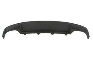 Acoperire bara Spate Inferior potrivit SKODA OCTAVIA III 2012-2016 - (cu gauri pentru senzorii de parcare, negru)