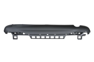 Acoperire bara Stanga Spate potrivit SMART FORFOUR 2014-2019 - (negru, cu taietura pentru toba de esapament: pe stanga)