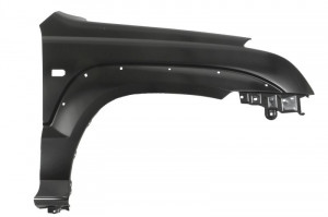 Aripa Dreapta Fata potrivit TOYOTA LAND CRUISER PRADO J12 2002-2009 - (cu orificii semnalizator, cu suport orificii; otel)