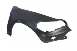 Aripa fata dreapta potrivit BMW X5 (E70) 2007-2010 - (cu locas semnalizator , cu suport de gauri, plastic)