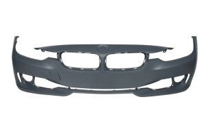 Bara Fata potrivita BMW 3 F30, F31, F80 2011-2015 (cu primer cu orificii lampa ceata, numar orificii senzori parcare: 2, grund, certificat TÜV)