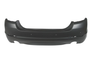 Bara protectie spate potrivita BMW 5 F10, F11 Sedan 2009-2013 - grunduita, cu gauri pentru senzorii de parcare