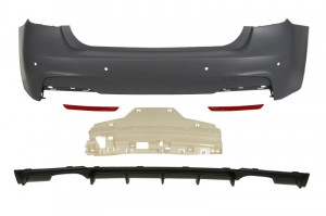 Bara Spate, M PERFORMANCE/pachet M, complet, numar gauri senzorii parcare: 4, grunduit potrivit BMW 3 F30, F80, 3 F31 Sedan 10.11-03.19 - Img 1