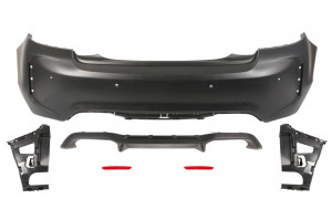 Bara spate pachet M, cu locas senzorii parcare, grunduit potrivit BMW 2 F22, F87, 2 F23 2013-2016