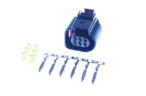 Cablu electric, numar pini: 6, kit reparatie, potrivit AUDI; SEAT; SKODA; VW - Img 1