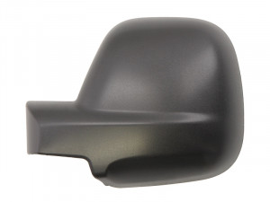 Carcasa oglinda Stanga potrivit CITROEN BERLINGO, BERLINGO MULTISPACE, BERLINGO/MINIVAN; PEUGEOT PARTNER TEPEE, PARTNER/MINIVAN dupa 2005 - (negru)