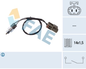 Comutator lampa marsarier potrivit INFINITI G20; NISSAN 100NX, ALMERA I, PRIMERA, SUNNY III, SUNNY III/KOMBI 01.90-07.02 - Img 3