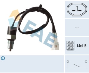 Comutator lampa marsarier potrivit SUBARU JUSTY II; SUZUKI ALTO I, ALTO II, ALTO IV, ALTO V, ALTO VI, BALENO, SWIFT, SWIFT I, SWIFT II, WAGON R+ 06.82-12.08 - Img 3