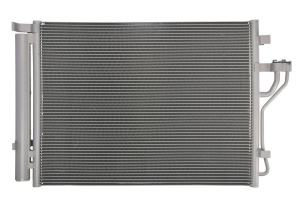Condensator climatizare (cu uscator, element aditional) potrivit HYUNDAI IX35; KIA CARENS IV, SPORTAGE III 1.7D/2.0D 08.09-12.16 - Img 1