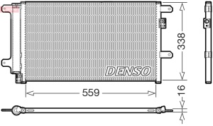 Condensator climatizare (cu uscator) potrivit IVECO DAILY III, DAILY IV, DAILY V 2.3D-3.0D 05.99-02.14 - Img 3