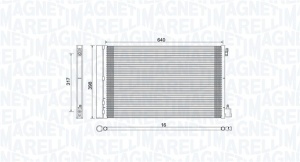 Condensator climatizare (cu uscator) potrivit OPEL INSIGNIA A, INSIGNIA A COUNTRY 1.6-2.8 07.08-03.17 - Img 1