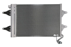 Condensator climatizare (cu uscator) potrivit SEAT CORDOBA, IBIZA III; SKODA FABIA I, FABIA I PRAKTIK, FABIA II, ROOMSTER, ROOMSTER PRAKTIK; VW FOX, POLO IV, POLO VIVO 1.0-2.0 08.99- - Img 1
