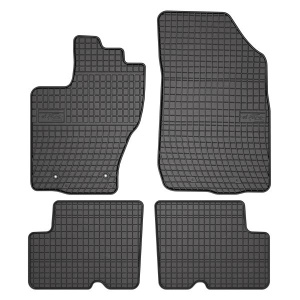 Covoras podea cauciuc FROGUM Rubber, 4 buc. BASIC, fata/spate, set, culoare negru, potrivit DACIA DUSTER, DUSTER/SUV 04.13-, SUV - Img 1
