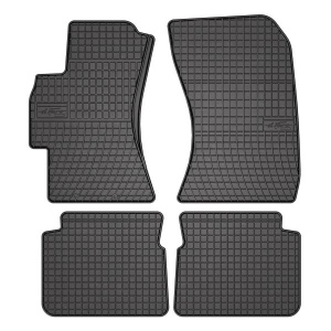 Covoras podea cauciuc FROGUM Rubber, 4 buc BASIC, fata/spate, set, culoare negru, potrivit SUBARU FORESTER, LEGACY V, OUTBACK 05.09-, Saloon / Station wagon / SUV - Img 1