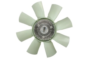 Cupla ventilator radiator (cu ventilator, 680mm, numar lame: 8) potrivit VOLVO FM10, FM12 D10A320-D12D420 08.98-09.05 - Img 1