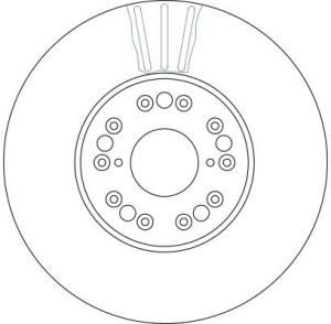 Disc frana Fata Dreapta/Stanga potrivit LEXUS GS, IS I, IS SPORTCROSS, LS, SC; TOYOTA ALTEZZA, ALTEZZA GITA, ARISTO, CHASER, MARK II IX, MARK II VIII, SUPRA, VEROSSA 2.0-4.3 12.89-07.10 - Img 4