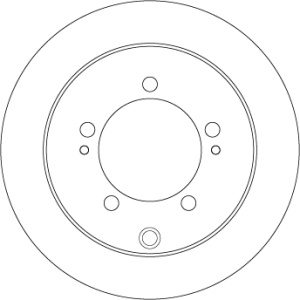 Disc frana Spate Dreapta/Stanga potrivit CHRYSLER SEBRING; MITSUBISHI ECLIPSE II, ECLIPSE III, LANCER CARGO/KOMBI, LANCER VII, OUTLANDER I, OUTLANDER II, SPACE RUNNER 1.3-3.0 05.95-12.13 - Img 4
