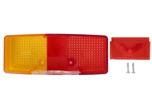 Dispersor stop dreapta (cu intermitent, cu stop, lumina de parcare, cu iluminare placuta) potrivit DEUTZ FAHR 11400 TTV, DX 4.31 2WD, DX 4.31 4WD, DX 4.51 2WD, DX 4.51 4WD, DX 4.56, DX 6.06, DX 6.16 - Img 2