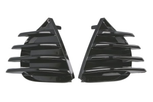 Element bara fata stanga/dreapta (set, negru lucios, SE/XSE) potrivit TOYOTA COROLLA SDN E17 07.16-12.18 - Img 1