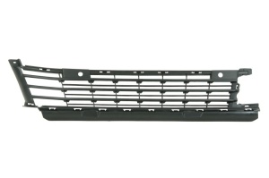Element bara grila superior, cu locas senzori parcare, plastic, negru potrivit PEUGEOT TRAVELLER dupa 2016