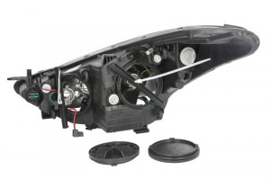 Far Dreapta (3*H7, electric, cu motor, culoare insertie: cromat, culoare semnalizator: transparent) potrivit HYUNDAI I30 - Img 2