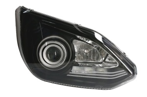 Far dreapta (Bi-Xenon/H15/LED, culoare insert: negru) potrivit SETRA 500 01.12- - Img 1