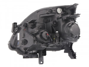 Far Dreapta (D1S/H1, electric, cu motor, culoare insertie: cromat, culoare semnalizator: transparent) potrivit NISSAN X-TRAIL II - Img 2