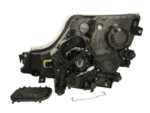 Far dreapta (D1S/H1, manual, culoare insert: crom platinat, culoare semnalizator: alb) potrivit MERCEDES ACTROS MP4 / MP5 07.11- - Img 2