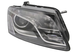 Far Dreapta (D3S/LED, electric, cu motor, culoare insert: cromat, culoare semnalizator: transparent) potrivit AUDI Q5 8R 2008-2012