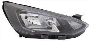 Far Dreapta (H1/H7/LED, electric, cu motor, culoare insert: negru) potrivit FORD FOCUS IV