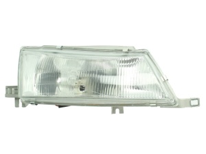 Far Dreapta (H4, manual, fara motoras, culoare insert: argintiu, culoare semnalizator: transparent) potrivit DACIA SANDERO II; DAEWOO CIELO, CIELO LOAD RUNNER, NEXIA
