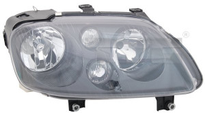 Far Dreapta (H7/H7, electric, cu motor, culoare insertie: negru) potrivit VW CADDY III, TOURAN