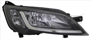 Far Dreapta (H7/H7/W21, electric, cu motor, culoare insertie: negru) potrivit CITROEN JUMPER I, JUMPER II; FIAT DUCATO; PEUGEOT BOXER - Img 3