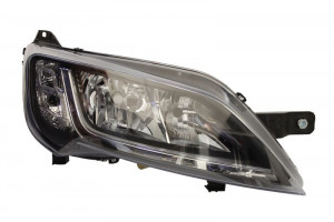Far Dreapta (H7/H7/W21/WY21W, electric, cu motor, culoare insertie: negru) potrivit CITROEN JUMPER I, JUMPER II; FIAT DUCATO; PEUGEOT BOXER - Img 1