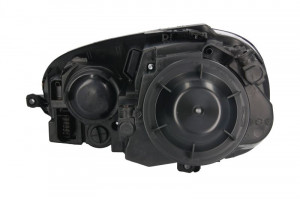 Far dreapta (H7, reglaj electric, cu motoras, fundal argintiu) VW GOLF, JETTA 2003-2010 - Img 2