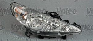 Far Dreapta (halogen, H1/H7/W5W, electric, cu motor, culoare semnalizator: transparent) potrivit PEUGEOT 207, 207/HATCHBACK -12.13 - Img 3